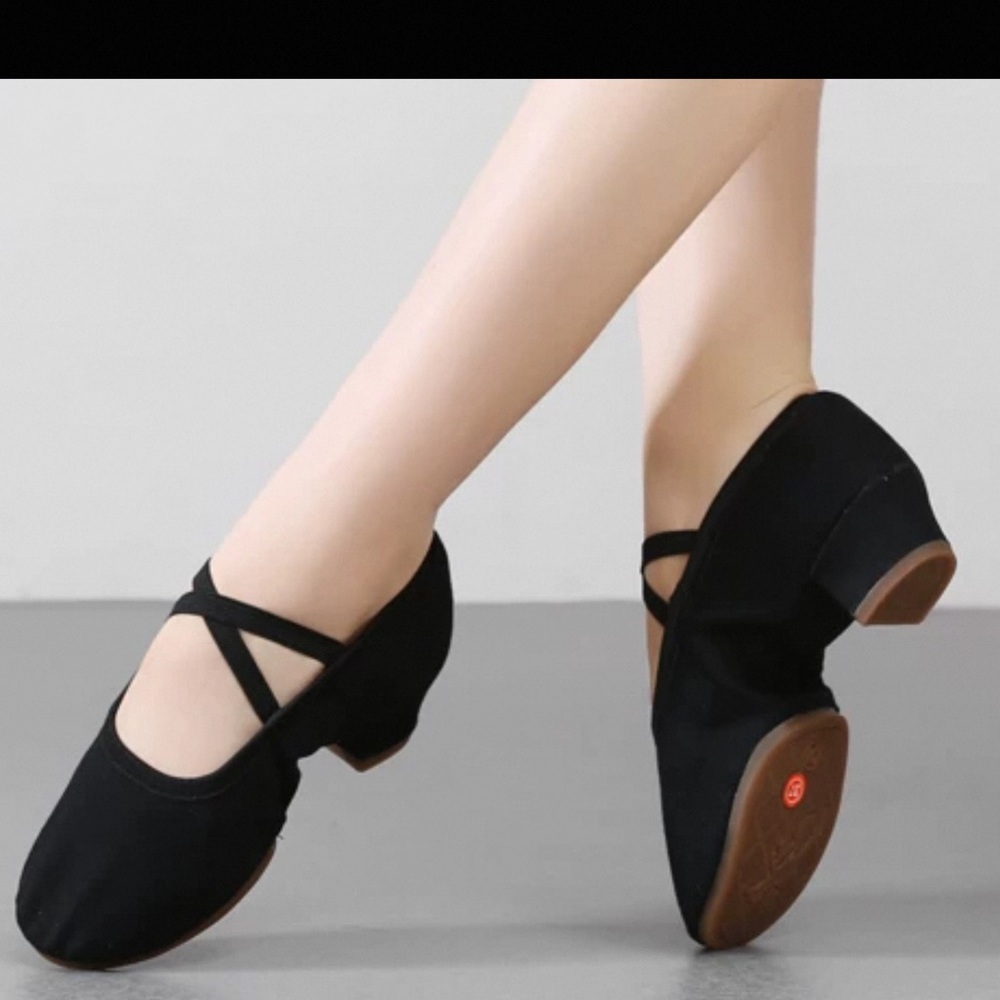 Contemporary jazz dance shoes for women (black)